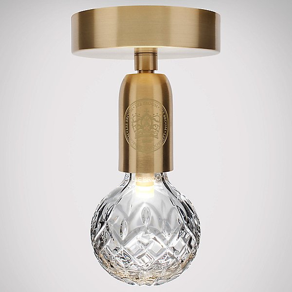 Crystal Bulb LED Semi-Flush Mount Ceiling Light
