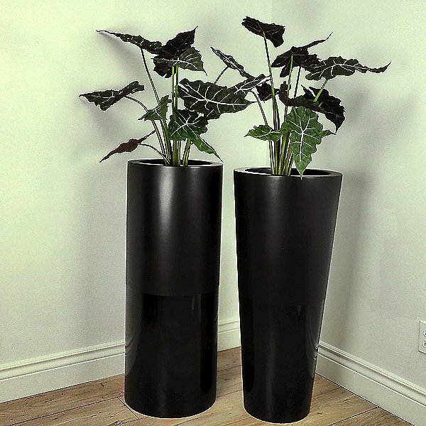 Duo Black Cone Planter