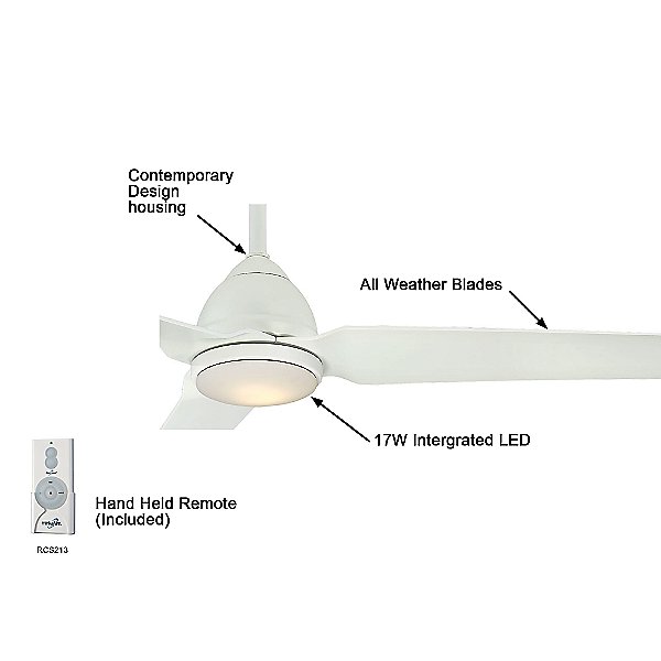 Java LED Outdoor Ceiling Fan