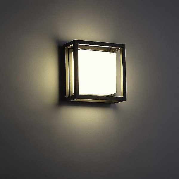 Framed LED Square Outdoor Wall Sconce