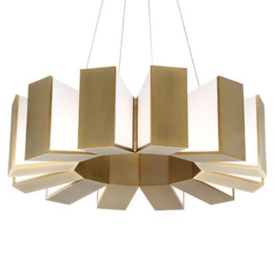 modern forms stacked chandelier