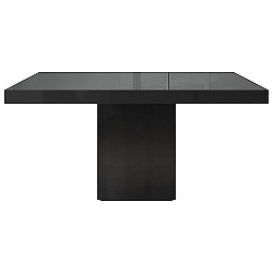 Contemporary Modern Dining Tables, Black Square Dining Room Table