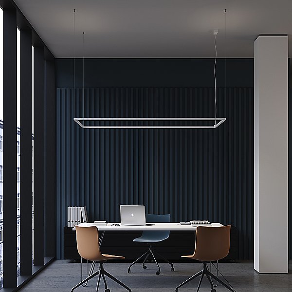 Desk Matrix Rectangular LED Linear Suspension Light