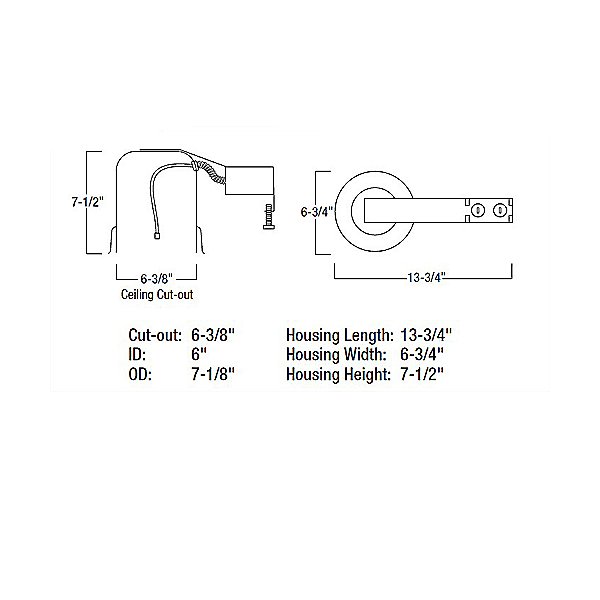 Cobalt 6-Inch IC-Rated Air-Tight Quick Connect LED Remodel Housing