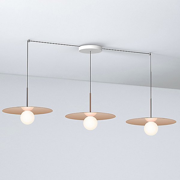Bola Disc LED Multi-Light Pendant Light with Small Canopy