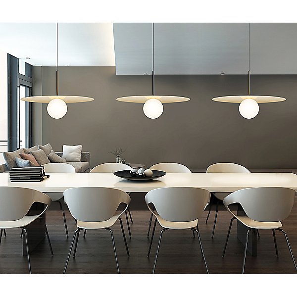 Bola Disc LED Multi-Light Pendant Light with Small Canopy