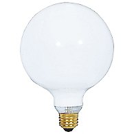100W 120V G40 E26 White Bulb 2-Pack