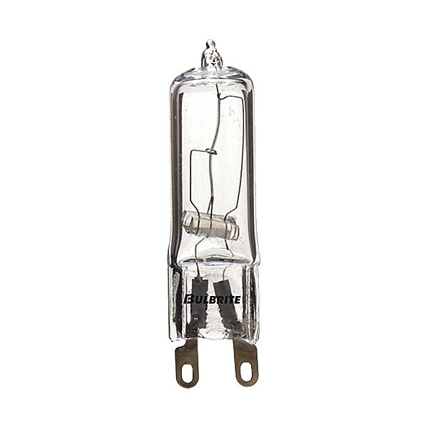 60W 120V T4 G9 Halogen Clear Bulb 2-Pack