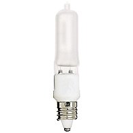 50W 120V T4 E11 Halogen Frosted Bulb 2-Pack
