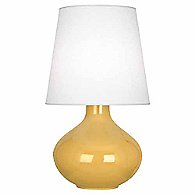 June Table Lamp (Oyster Linen/Sunset Yellow)-OPEN BOX RETURN