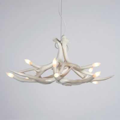 modern antler chandelier