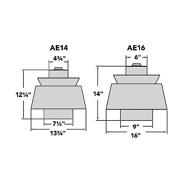 Aero Multi-Shade LED Indoor/Outdoor Pendant