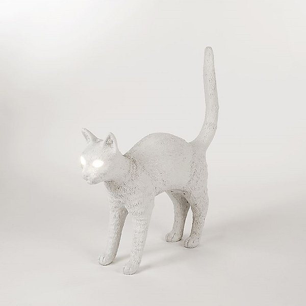 Seletti Jobby the Cat LED Rechargeable Table Lamp | YLighting.com