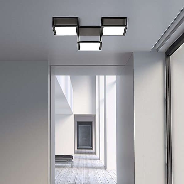 Cubix 3-Light LED Flushmount Ceiling Light