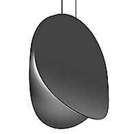 Malibu Discs LED Pendant (Satin Black/18 In)-OPEN BOX RETURN