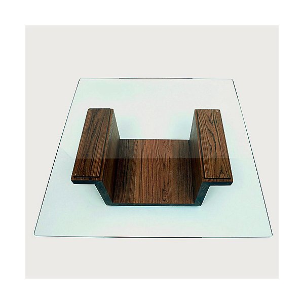 SQG38 Square Glass Top Table