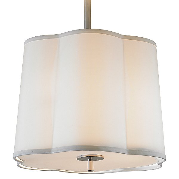 Simple Scallop Pendant Light / Semi-Flush Mount Ceiling Light