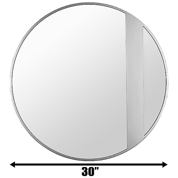 Cadet 30 Inch Round Accent Mirror