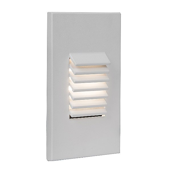 Vertical Louvered LED Step and Wall Light