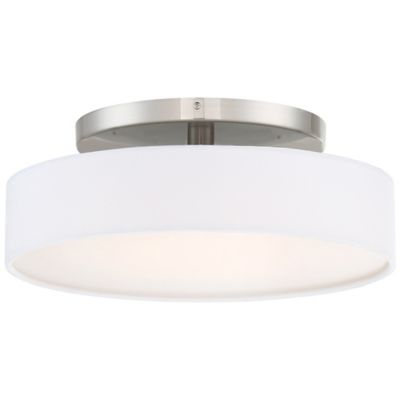 Engaging led semi flush ceiling lights Dweled Manhattan Led Semi Flush Mount Ceiling Light Ylighting Com