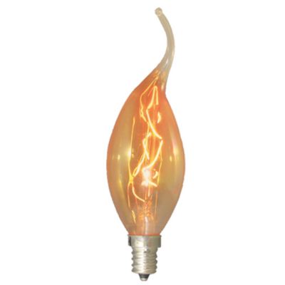 Nostalgic CA11 Flame Tip Chandelier Lamp by Bulbrite 413115