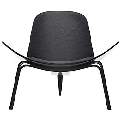 CH07 Shell Lounge Chair - Black Edition