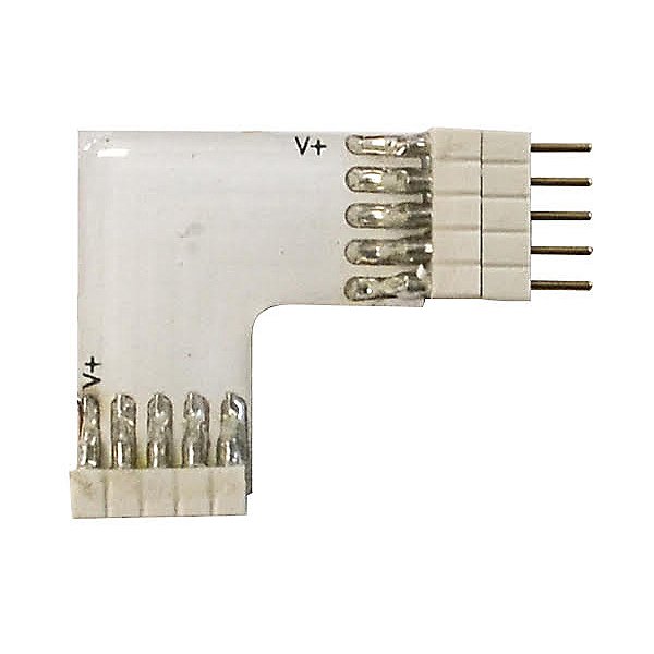 5 Pin Connector for Wifi Ledtape Series by DALS Lighting Finish White TPK RGBW WIFI ACC L
