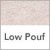 Low Pouf/ Gray