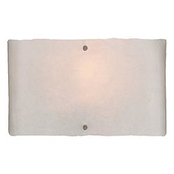 Textured Glass Square Wall Sconce