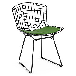 Bertoia Side Chair with Seat Cushion, Outdoor