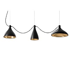 Swell String 3 Mixed Modular Linear Suspension Light
