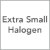 Extra small / 4.7 in. D / Halogen
