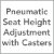 Pneumatic Seat-Height Adjustment with Casters