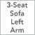3-Seat Sofa Left Arm
