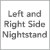 Add Left and Right Side Nighstands