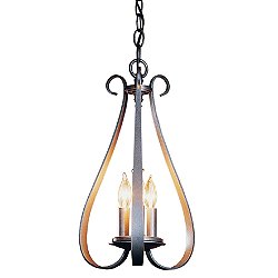 Sweeping Taper Three Arms Chandelier
