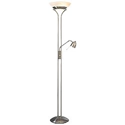 Georges Reading Room 2 Light Torchiere W Reading Lamp
