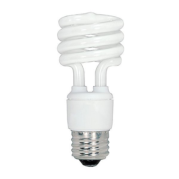 13W 120V T2 E26 Mini Spiral CFL Bulb by Bulbrite 509015