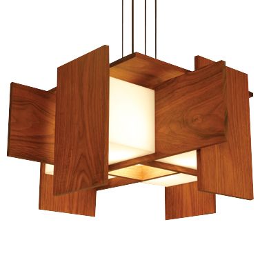 contemporary wooden pendant lights