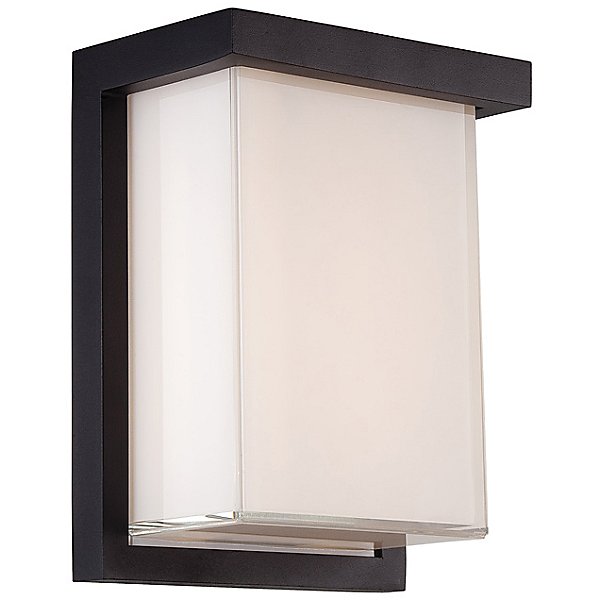 Ledge Outdoor Wall Light by Modern Forms Color Metallics Finish Black WS W1408 BK