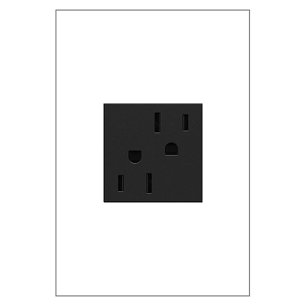 Tamper Resistant Outlet Color Black Finish Graphite ARTR152G4
