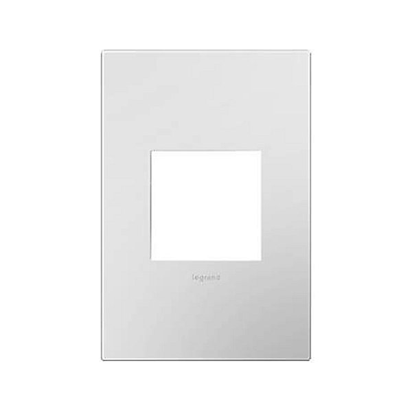 Legrand Adorne Plastics Metallic Wall Plates Color Multicolor Finish Gloss White AWP1G2WH6