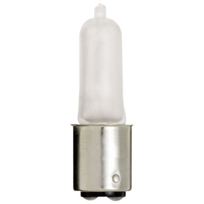 100W 120V T4 DC Bayonet Halogen Frosted Bulb by Bulbrite Finish Frosted 613102