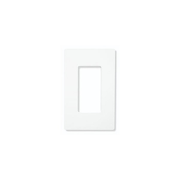 Claro Gloss Wallplate by Lutron Color White CW 1 WH