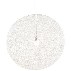 Modern Pendant Light Ceiling Light Glass Shade Hanging Lamp Brushed Steel Finish 