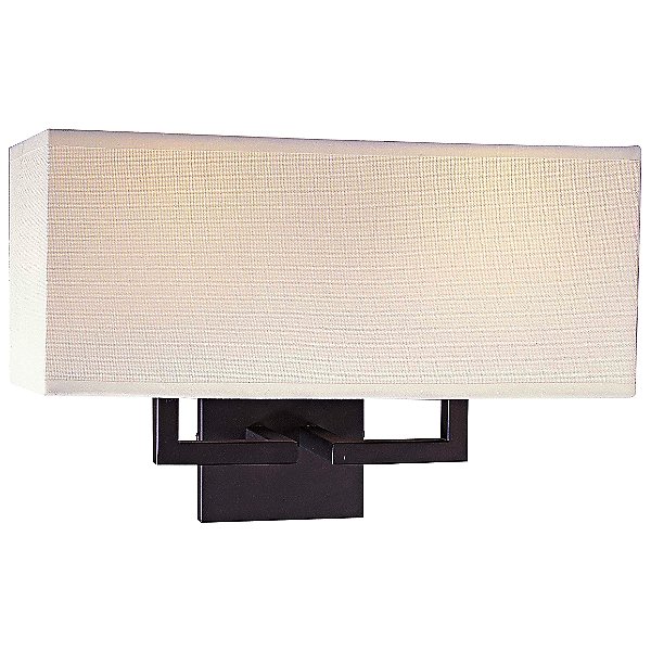 Fabric Wide Wall Sconce