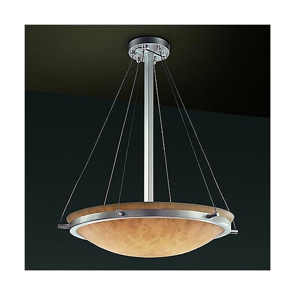 Clouds Bowl Suspension Light with Ring-Small