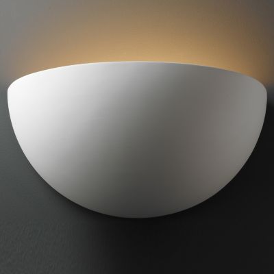 Justice Design Group Quarter Sphere Wall Sconce | YLighting.com