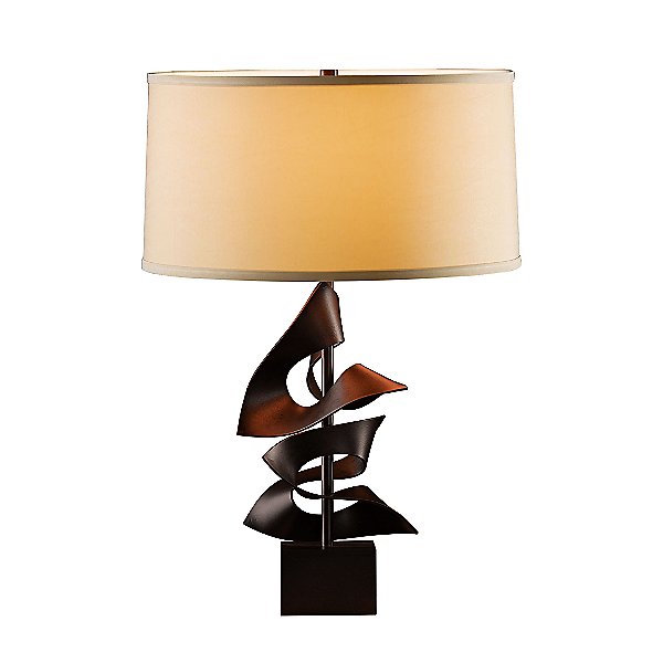 Hubbardton Forge Gallery Twofold Table, Hubbardton Forge Metra Table Lamp