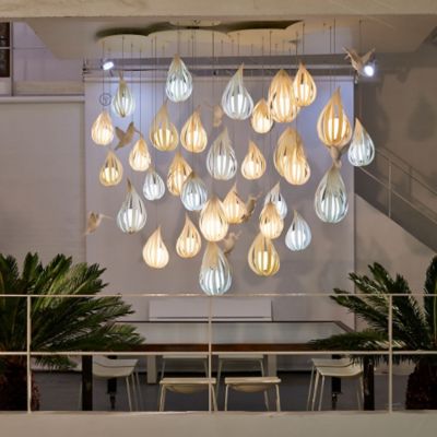 Lzf Raindrop Led Pendant Light